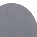 1 Pair Oval Iron/Sew On Patches Elbow Knee Repair Sewing Applique Grey