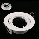2Pcs 50W Round Light Bracket Ceiling Light Frame Rack for Spotlight Daylight