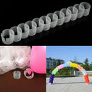 50Pcs Balloon Ring Clip Balloon Buckles Arches Plastic Party Accessories  KGX