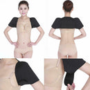 Self-heating Back Double Shoulder Brace Gym Sport Injury Protector Belt Pad