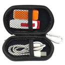 Guanhe Coin Purse Mini Oval Headset Data Cable Storage Bag Money Shield Key U4W9