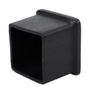 20pcs Square Chair Table Leg Foot Rubber Covers Protectors 25mm x 25mm