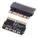 PCI-E x4 M.2 NGFF to SSD adapter card for'macbook air A1465 A1466 A1398 A1502 TE