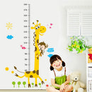 Giraffe Kids Height Measure Wall Stickers PVC Boy Girl Growth Chart 1 Pcs Z