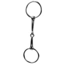 Loose  Horse Bit Simply Broken Bradoon Bit with Sliding Rings