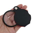 Mini Pocket 8X 50mm Folding Jewelry Magnifier Magnifying Eye Glass Loupe Lens ME