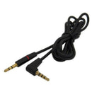 3.5MM Male To Male Car AUX Cord Studio Audio Extension Bent Cable(Black)