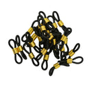 25Pcs Eyeglasses Spectacle Chain Strap Holder Loop Ends Rubber 20mm