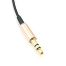 3.5MM Jack Plug Y Splitter Audio Stereo Extension Earphone Headphon Cable GoldJR