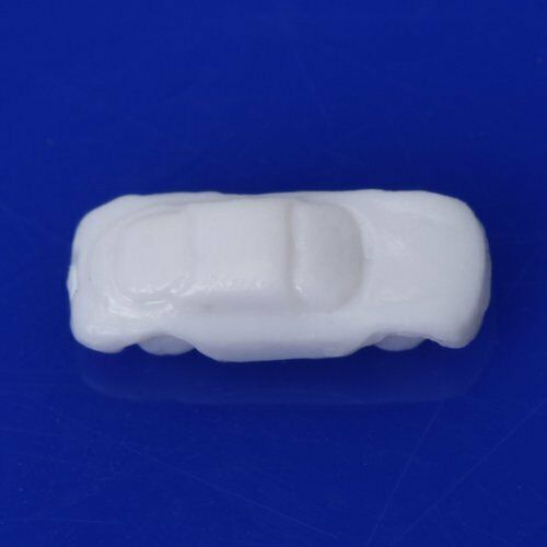 100pcs Unpainted White Car Models Train Layout 1:500 P5L8