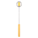 stainless steel press hand rotating whisk wire mixer egg beater stiring tool ME
