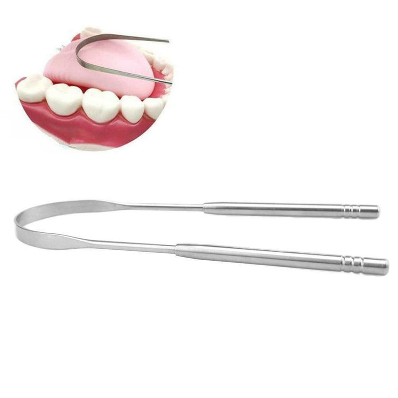 2019 Stainless Steel Tongue Cleaner Scraper Oral Hygiene Bad Breath Care Health