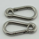 5pcs/set 304 Stainless Steel Climbing Fast Hang buckle Snap Carabiner Ho MPM