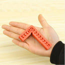 Plastic 90 degree right angle ruler 6 inch woodworking tool auxiliary locat A2D3