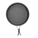 22cm Aluminum Camping Frying Pan Portable Picnic Pot Cookware Folding Handle