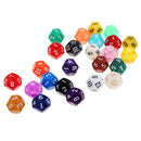 25Pc Acrylic D12 Dices for Dungeons &Dragons D&D TRPG Adults Pub Bar Fun