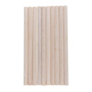 10Pcs/pack 11x200mm Balsa Wood Round Sticks Pieces for Wooden Art Ornamnets