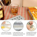Mini ice Ball Mold, DIY Silicone Ice-Cube Tray Sphere Round Easy Release Ic V8H8