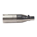 Zinc Alloy Mini XLR 3pin Female to XLR 3pin Male Adapter Plug Socket Connector