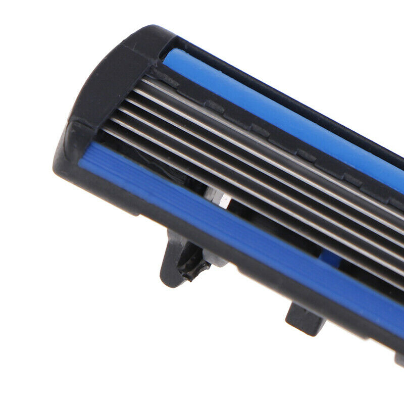 Men's Razor Blade Shaving Cassettes 6 Layer Straight Razor Beard Mach Bj