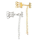 6Pcs Multi Strand Lobster Clasps Extender Chain Necklace Bracelet ConnectorS Hn