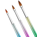 3x Nail Art Brush Set Nail Painting Brushes Liner Brush Nail Drawing Pens