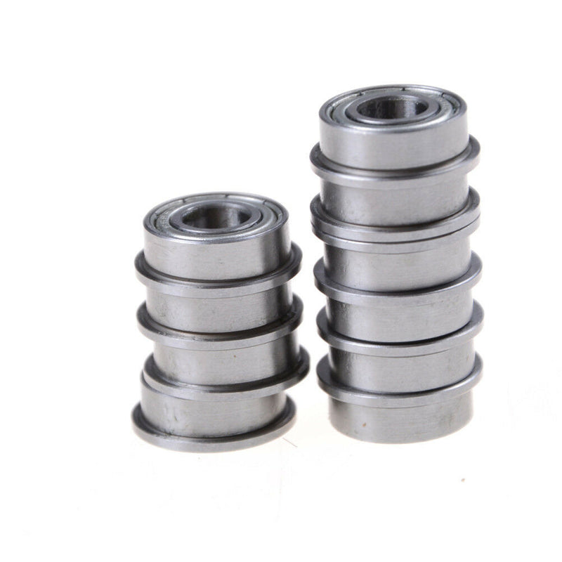 10pcs F686 F686ZZ Mini Metal Double Shielded Flanged Ball Bearings 6*13*5mm M Ew