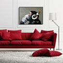 Painting By Numbers Kit DIY Music Monkey Canvas Oil Art Picture Home Decor A