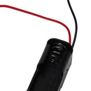 2Pcs Double Side Opening Frame 2 x 1.5V AA Battery Case Holder Black