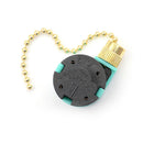 1pc Zing Ear ZE-268S6 Switch 3 Speed Pull Chain Control Brass JR