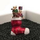 1X Fashion Elegant Diamond Snowflake Christmas Stockings Wedding Bridal Bro