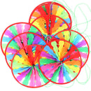 Rainbow Wheel Windmill Wind Spinner Whirligig Garden Funny Children ToysB Gw