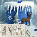 DIY Cake Decorating Tool Christmas tree elk snowflake Mould Sugarcraft Cook Z1U8