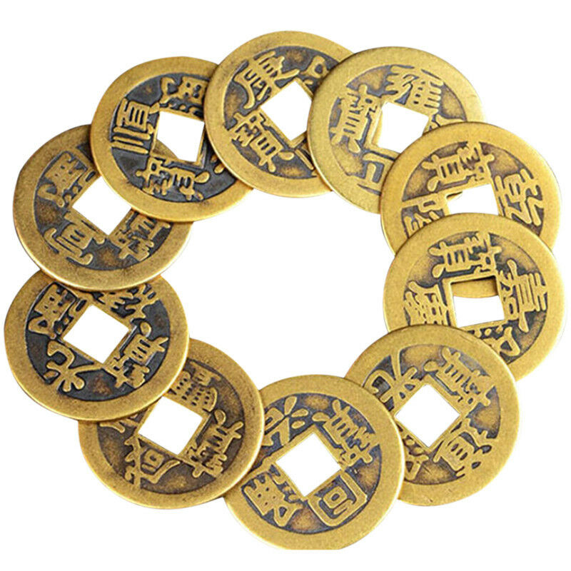 Auspicious Lucky Chinese Feng Shui Emperor Coin Good Luck Prosperous Protectio Z