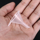 12pcs clear plastic funnels for empty bottle filling perfumes essential oils  JR