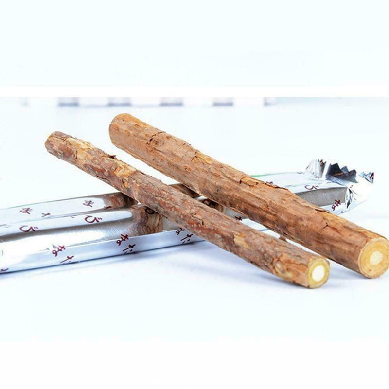 Pet Cat Snacks Matatabi Chew Catnip Stick Teeth Molar Tool Brush Cleaning A2L5