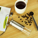 Portable Hand Crank Coffee Grinder Machine Stainless Steel Manual Crusher