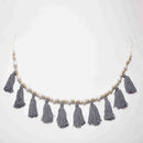 Wooden Beaded Tassel Curtain Mosquito Net Wall Hanging Ornament Craft