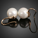 Pair of Artificial Pearls Earrings Ear Nails Eardrop Ear Drop Earbob