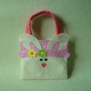 2pcs Rabbit Bunny Style Handbag Fabric Tote Kids Carry Bags Easter Supplier