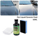 50mL Ceramic Car Coating Liquid Glass 10H Hardness Paint Care Nano Coating A