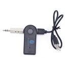 Wireless USB Mini Bluetooth Aux Stereo Audio Music Car Adapter Receiver 3.5mm HJ