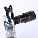 12X Zoom Optical Phone Camera Telephoto Telescope Lens for Cell Phone+Clip