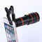12X Zoom Optical Phone Camera Telephoto Telescope Lens for Cell Phone+Clip