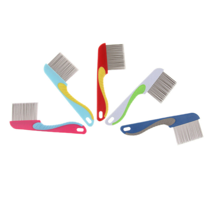 5 Pieces Pet Hair Trimmer Hairdressing Shed Comb Flea Brush