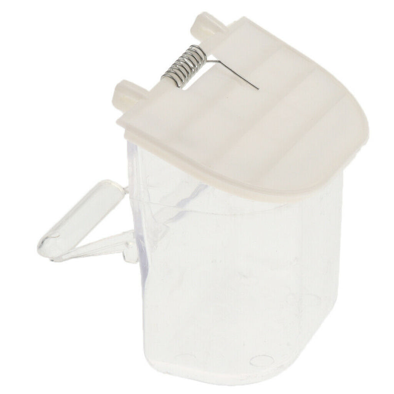 2pcs Starling Tiger Skin Peony Finch Small Birds Parrots Food Feeding Container