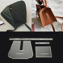 4Pc DIY Shoulder Bag Acrylic Leather Craft Template Pattern Stencil Tool DIY