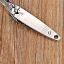Straight Edge Nail Clipper Finger Toe Cutter Trimmer Stainless Steel 1pc