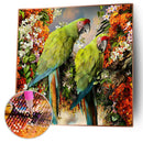 30x30cm Diamond Painting Looking Back Parrots Full Round Drill Cross Stitch
