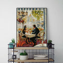 Painting By Numbers Kit DIY Dating Couple Hand Paint Canvas Oil Art Picture